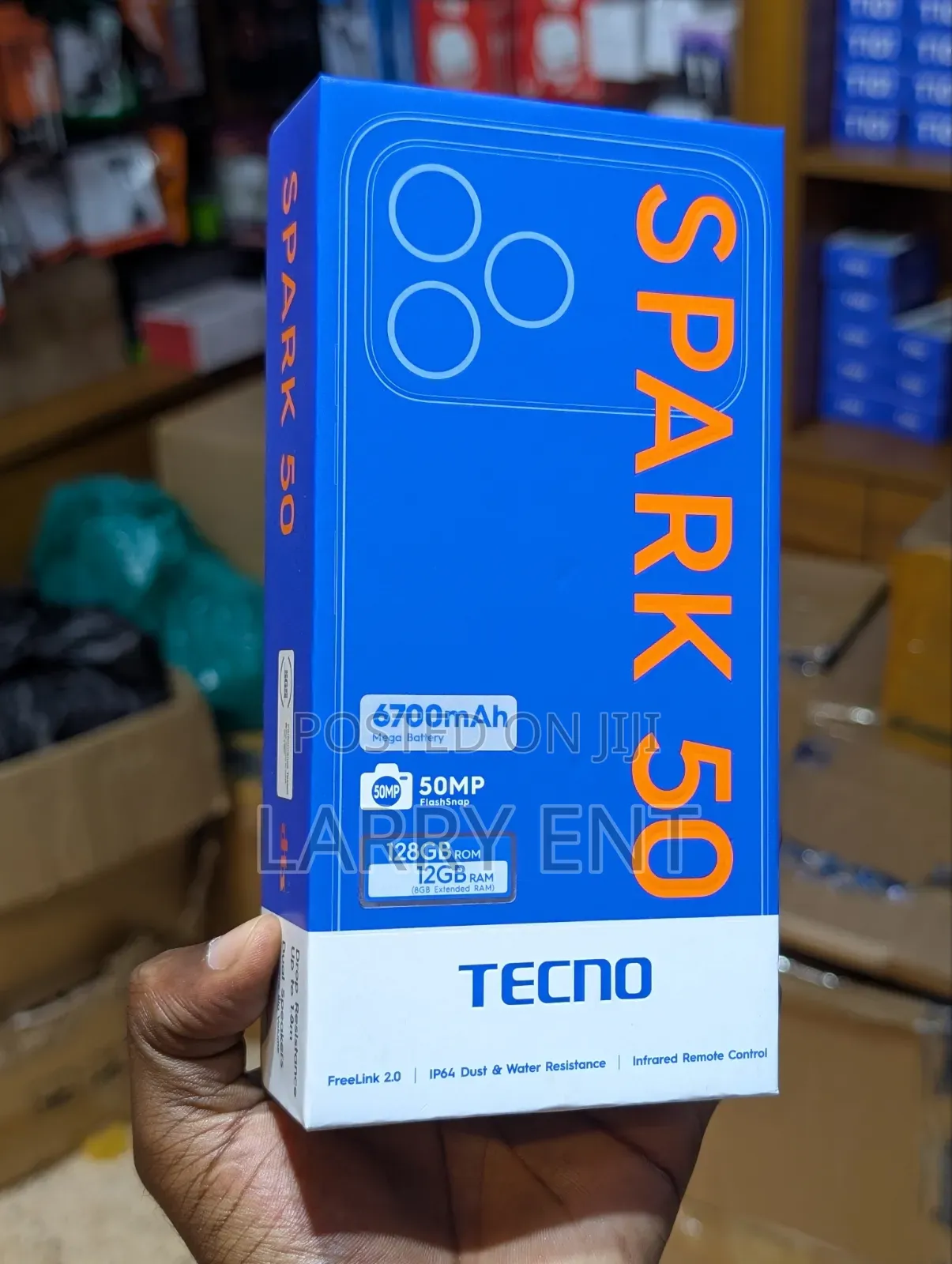 New Tecno Spark 50 128 GB Silver