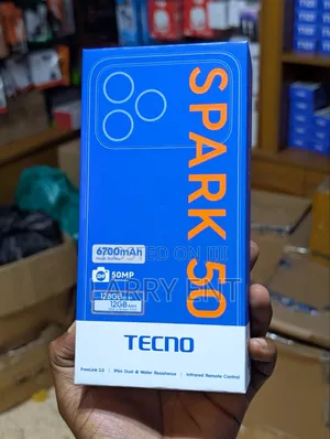 New Tecno Spark 50 128 GB Silver