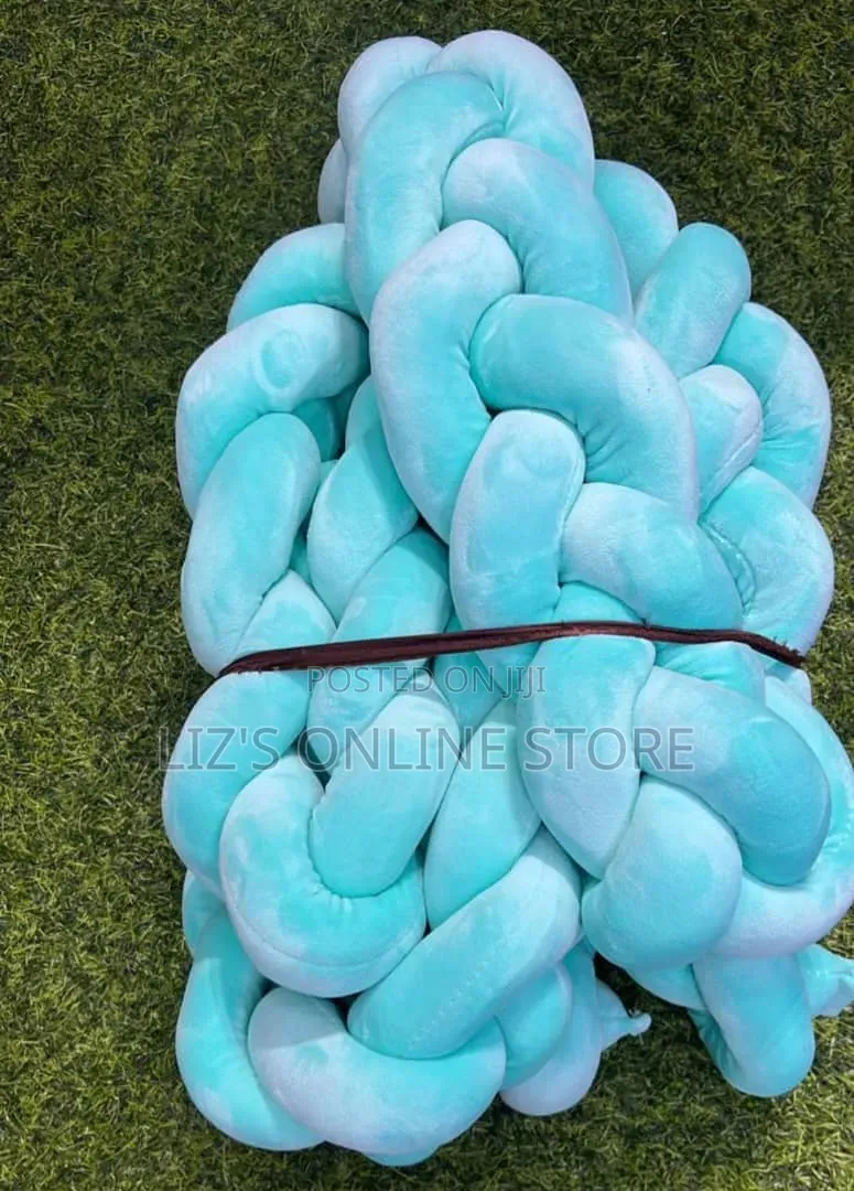 Braided Crib Bumper Cushion