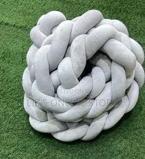 Braided Crib Bumper Cushion