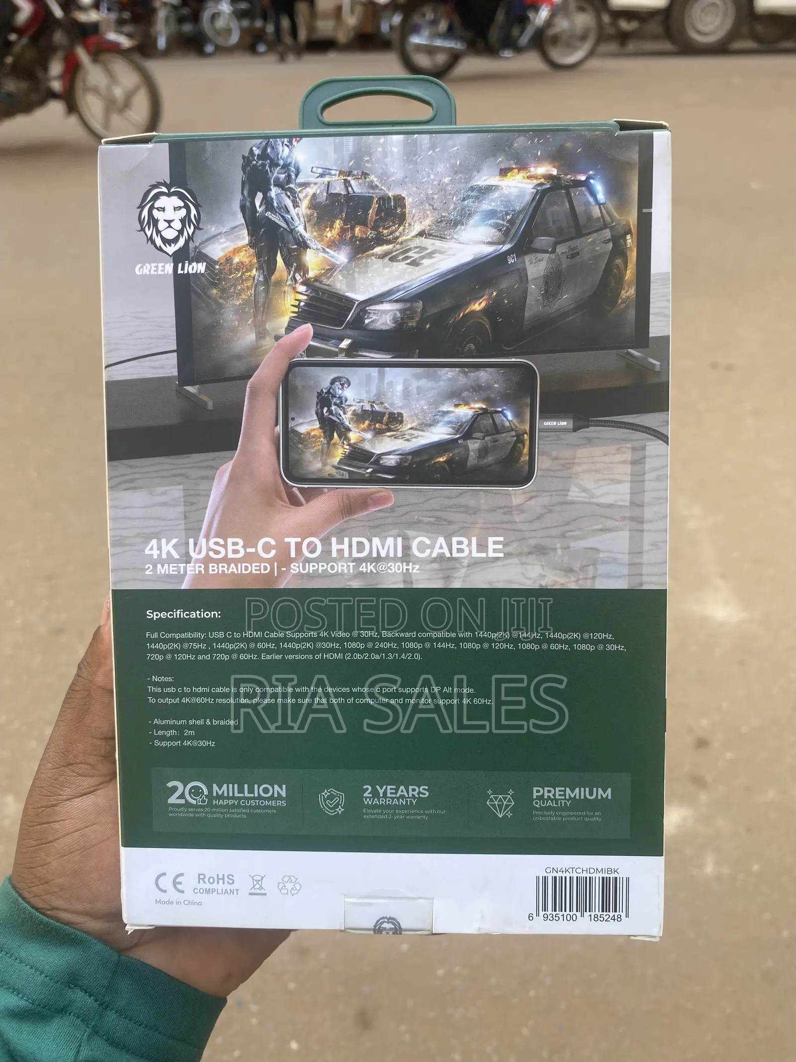 Green Lion Usb-C Hdmi Cable