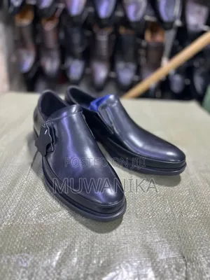 Clarcks Original Classic Black Slip on Formal Shoe