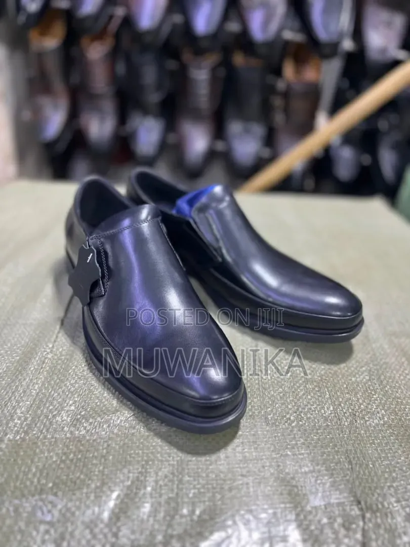 Clarcks Original Classic Black Slip on Formal Shoe