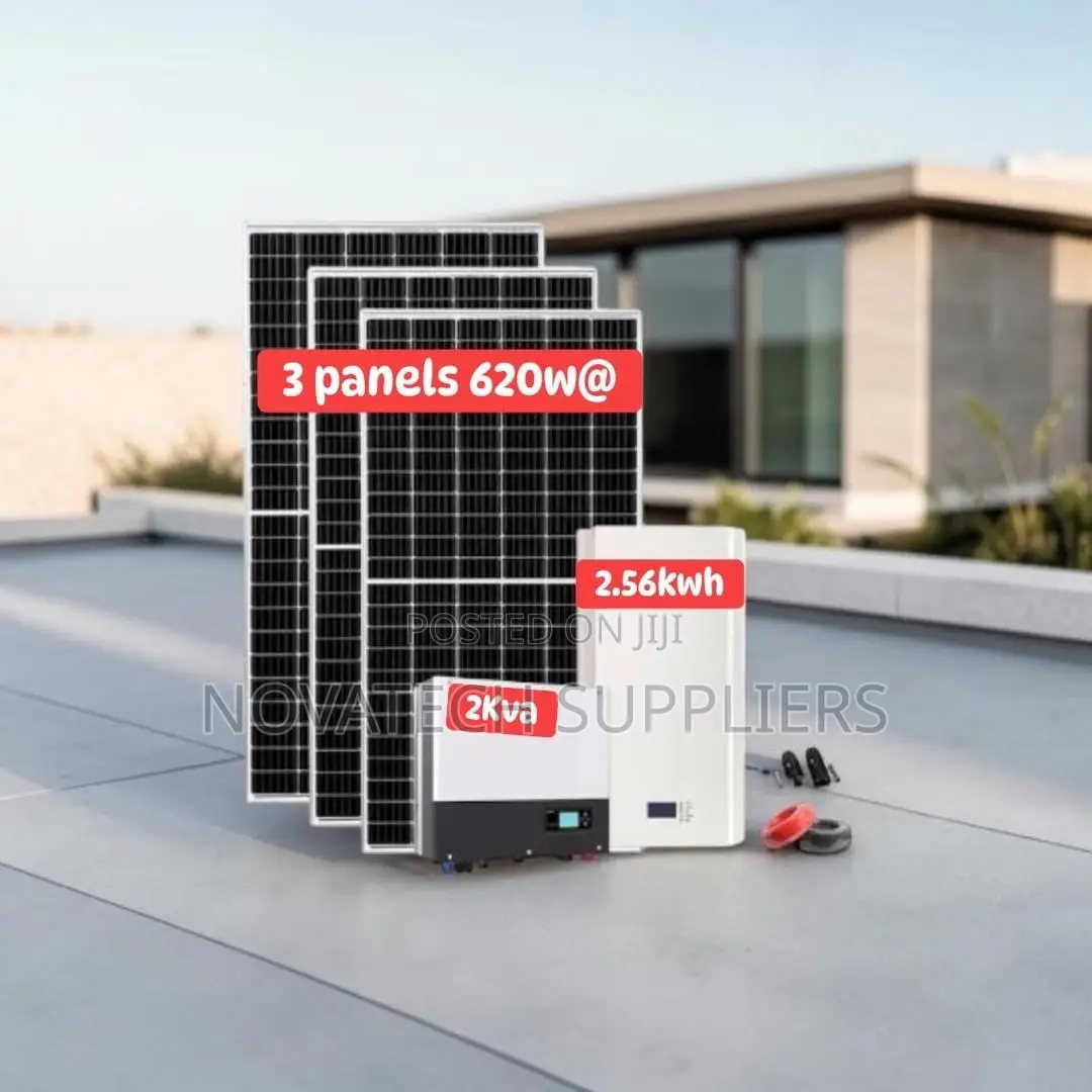 Reliable 2.56kwh Solar Kit 24v 100ah Lifepo4 Battery Hybrid Inverter