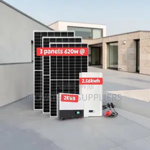 Reliable 2.56kwh Solar Kit 24v 100ah Lifepo4 Battery Hybrid Inverter