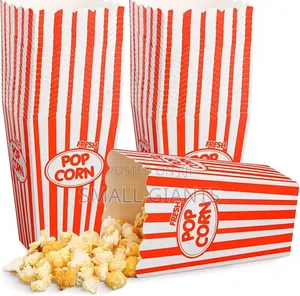 2pcs Reusable Plastic Popcorn Boxes