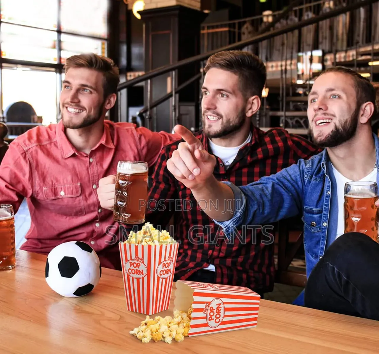 2pcs Reusable Plastic Popcorn Boxes