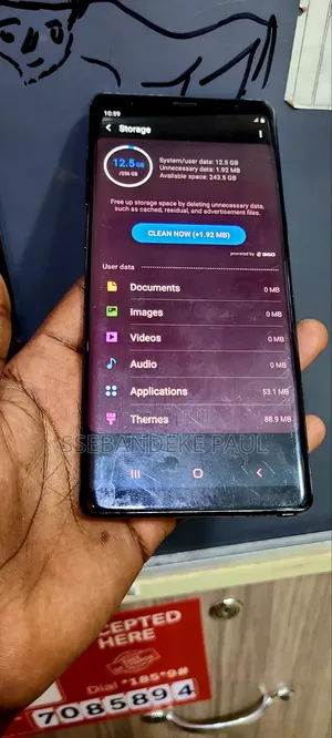 New Samsung Galaxy Note 8 256 GB Black