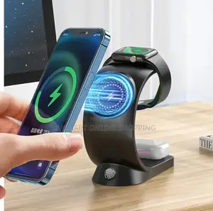 Recrsi 3-in-1 RGB Magnetic Wireless Charger – WLS-