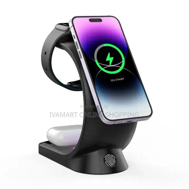 Recrsi 3-in-1 RGB Magnetic Wireless Charger – WLS-