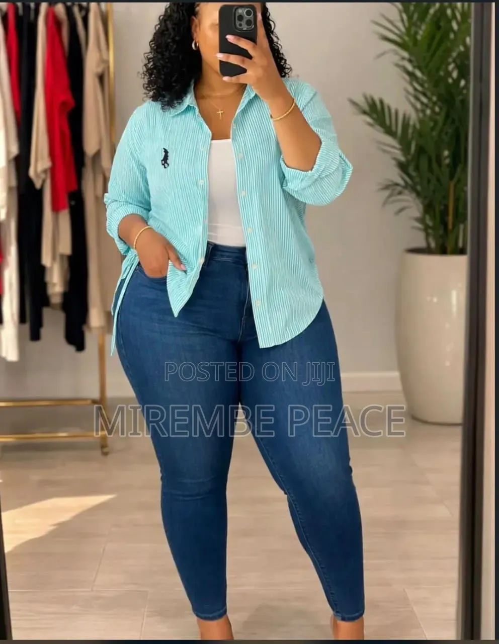 Strips Polo Shirts for Ladies