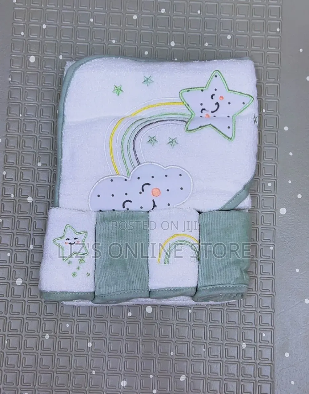 5-piece Hooded Baby Towel Set
