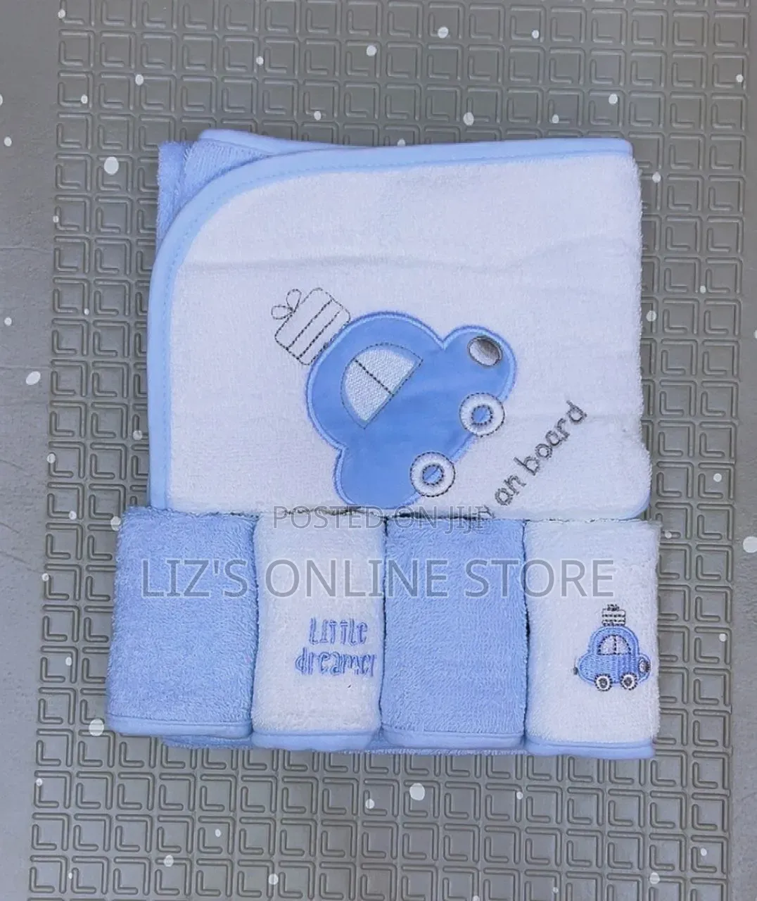 5-piece Hooded Baby Towel Set