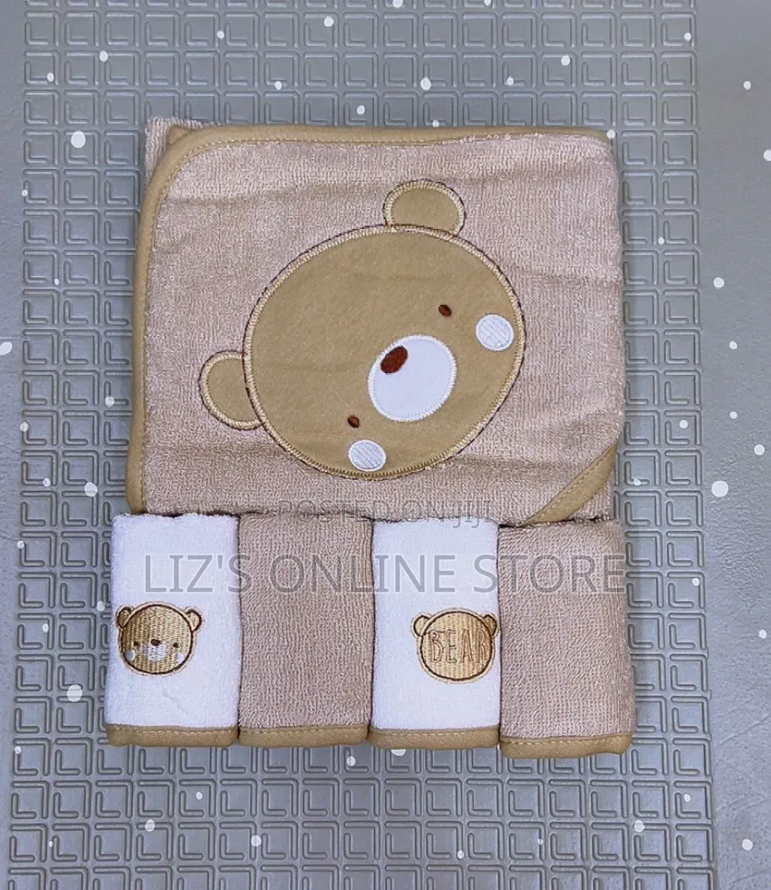 5-piece Hooded Baby Towel Set