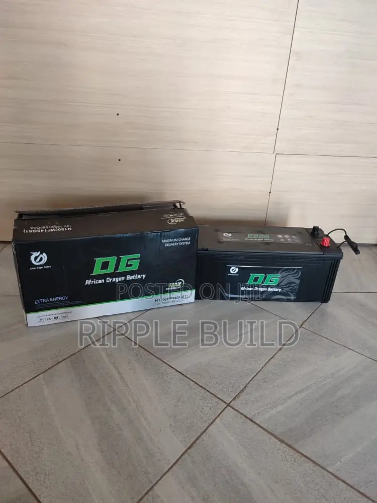 N150 150ah Maintenance Free Car Battery Dg African Dragon