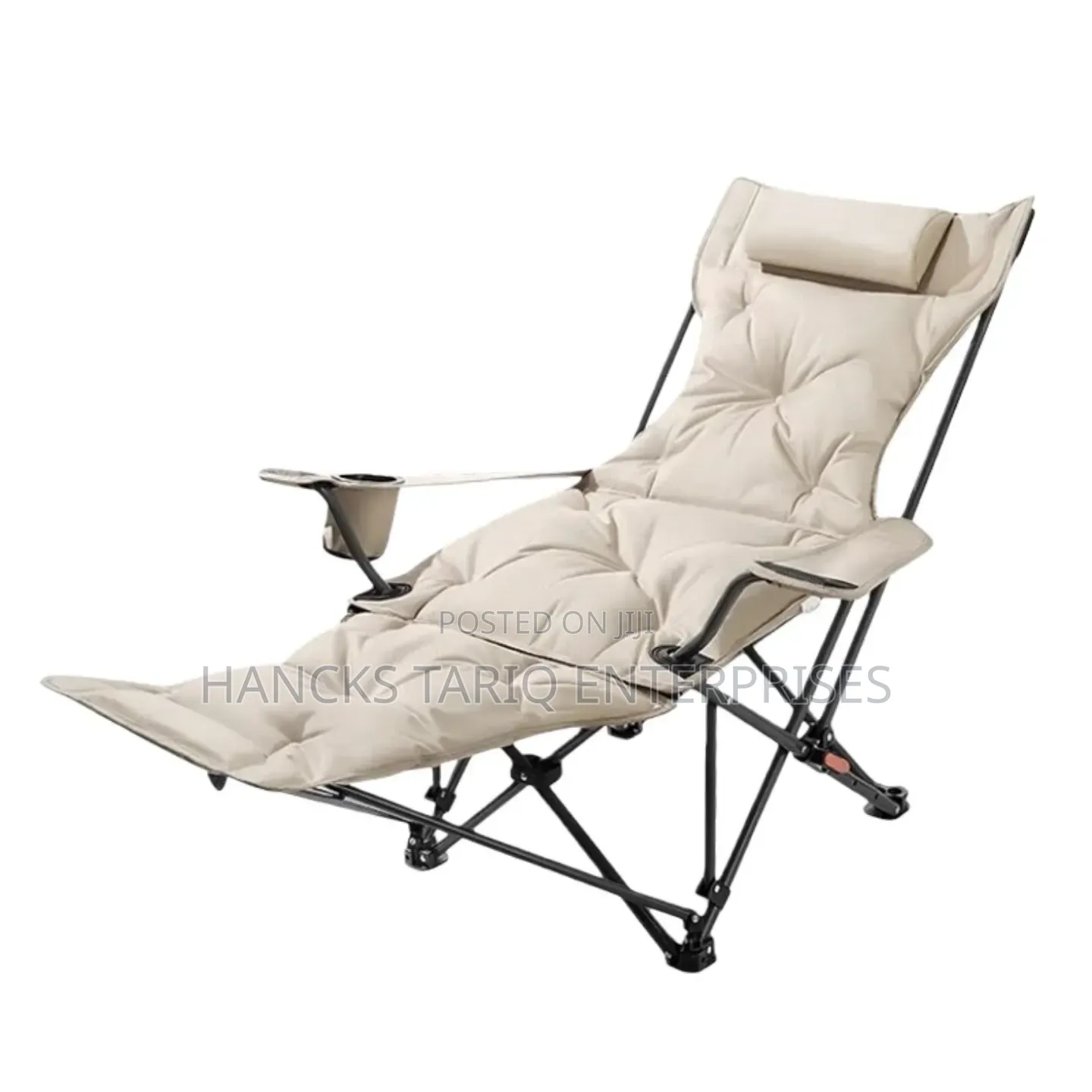 Padded Foldable Reclining Patio Chair