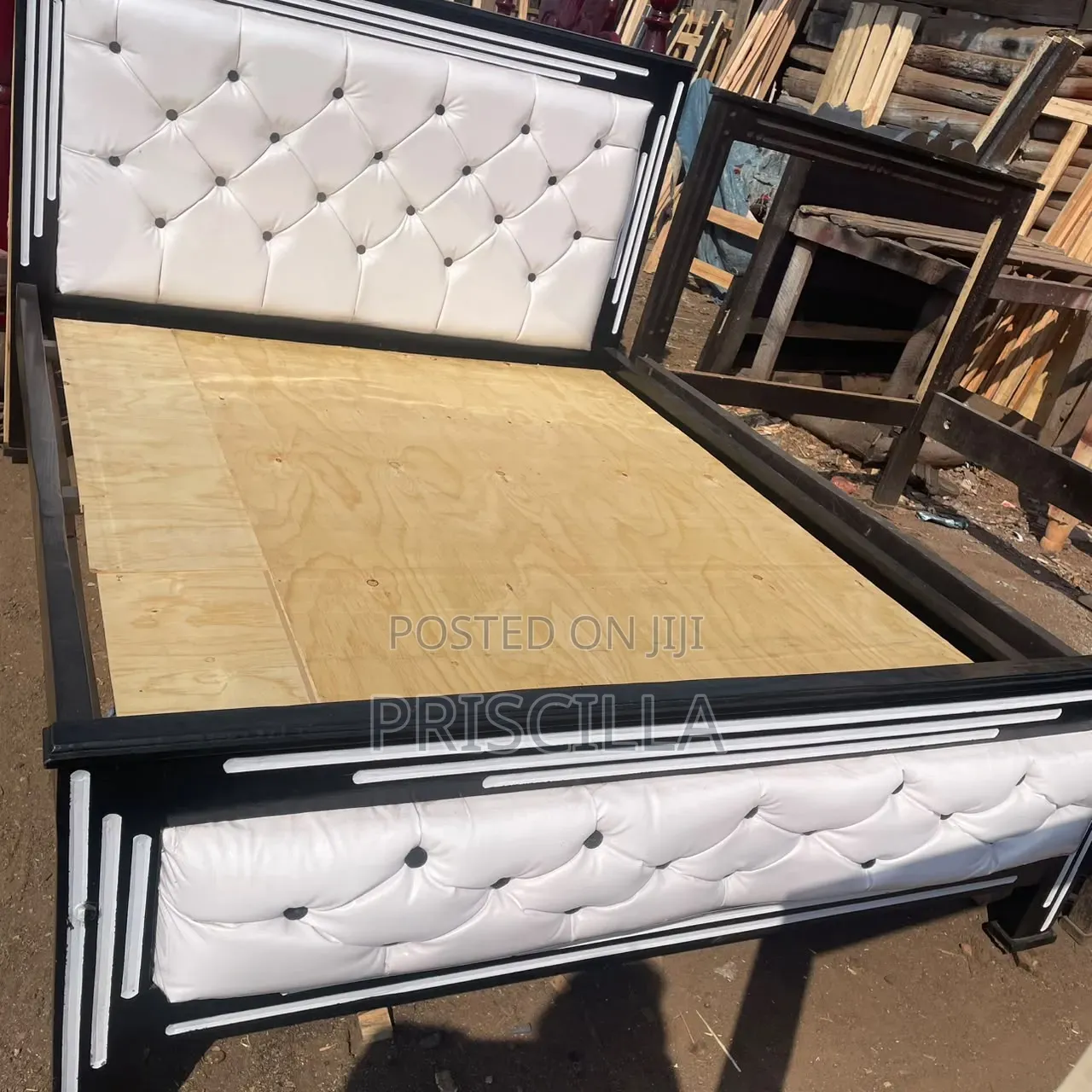 5by6 Black Frame Bed