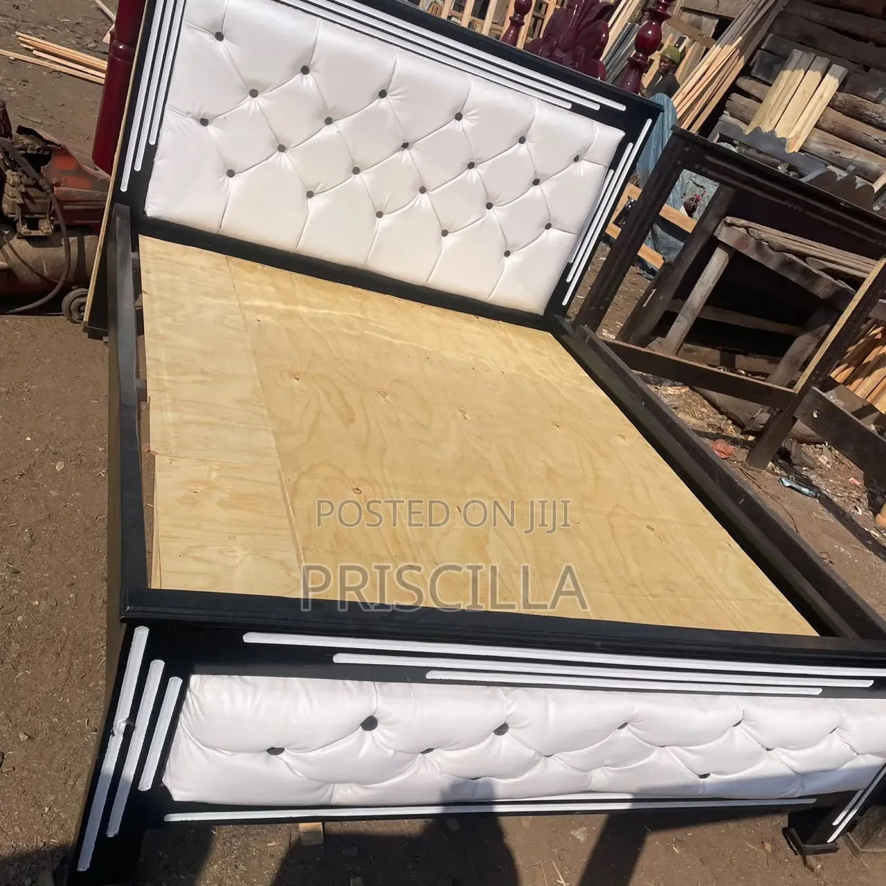 5by6 Black Frame Bed