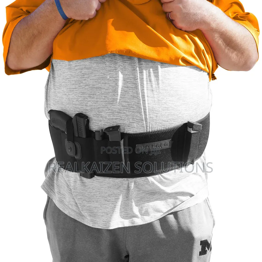 Usa Bravobelt Belly Gun Band Holster Big Papa Edition| Fits 55" to 65"