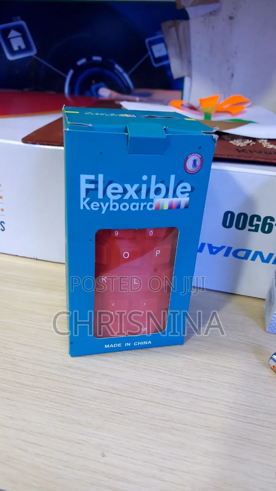 Flexible Roll-Up Silicone Keyboard – Portable, Waterproof, Silent