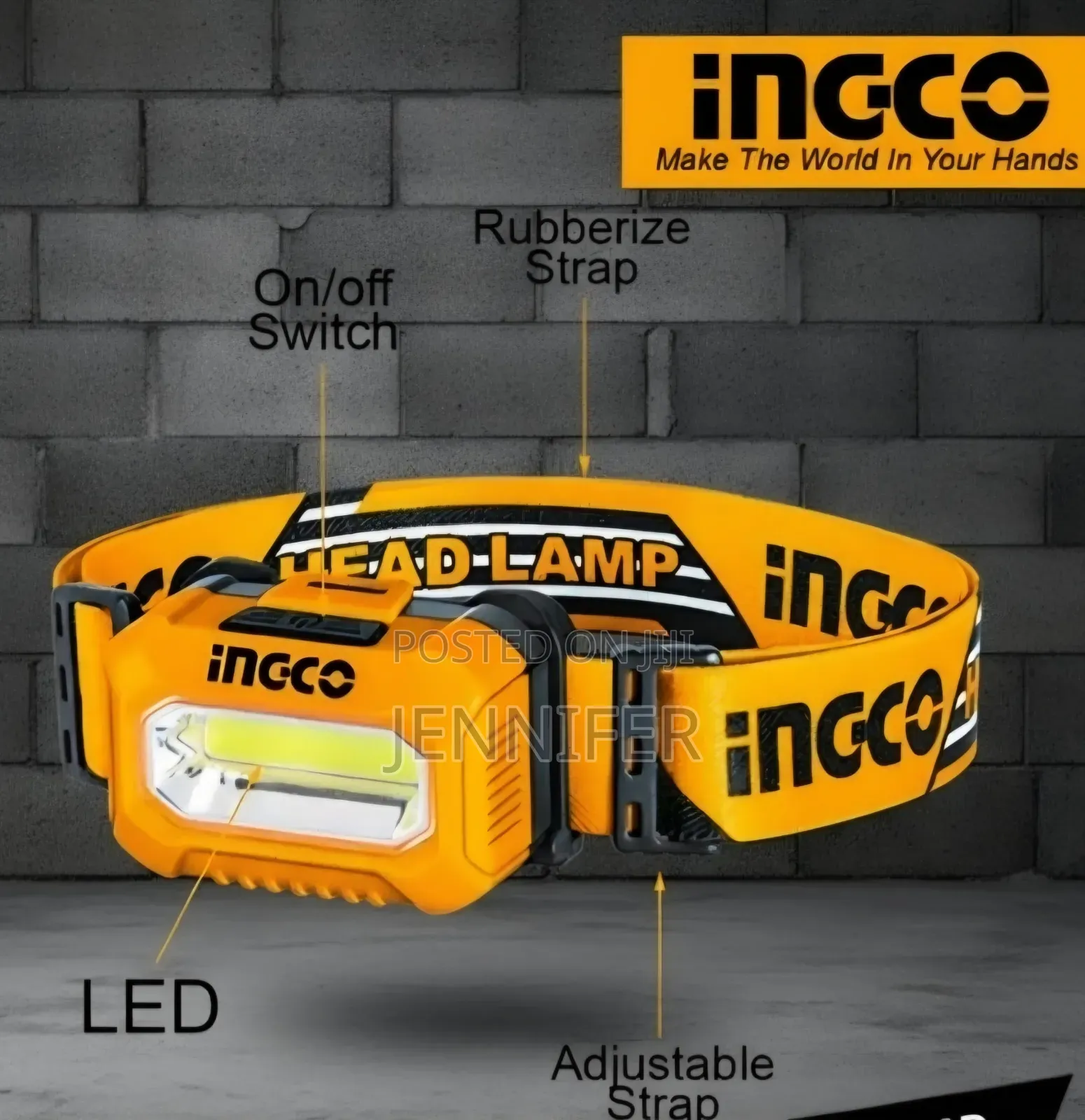 Ingco Industrial Led Headlamp