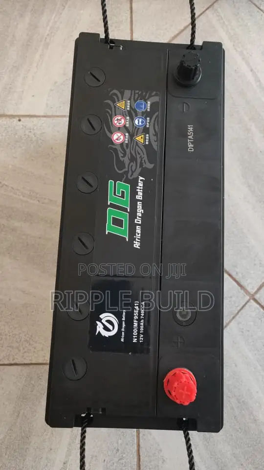 N100 100ah Maintenance Free Car Battery Dg African Dragon