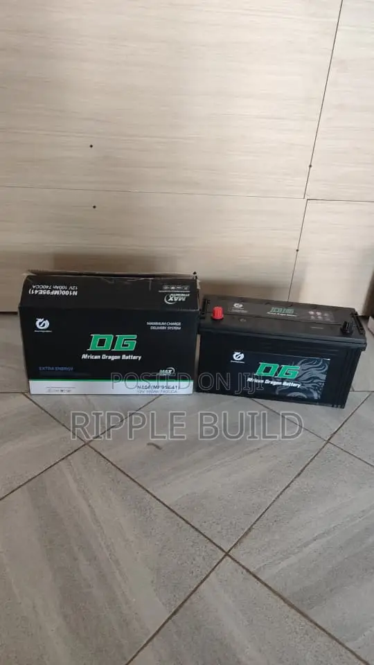 N100 100ah Maintenance Free Car Battery Dg African Dragon