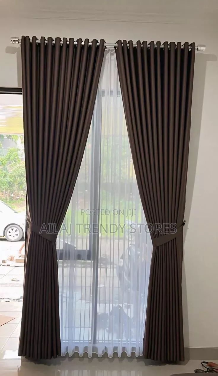 Brown Curtain Covering Per Metre