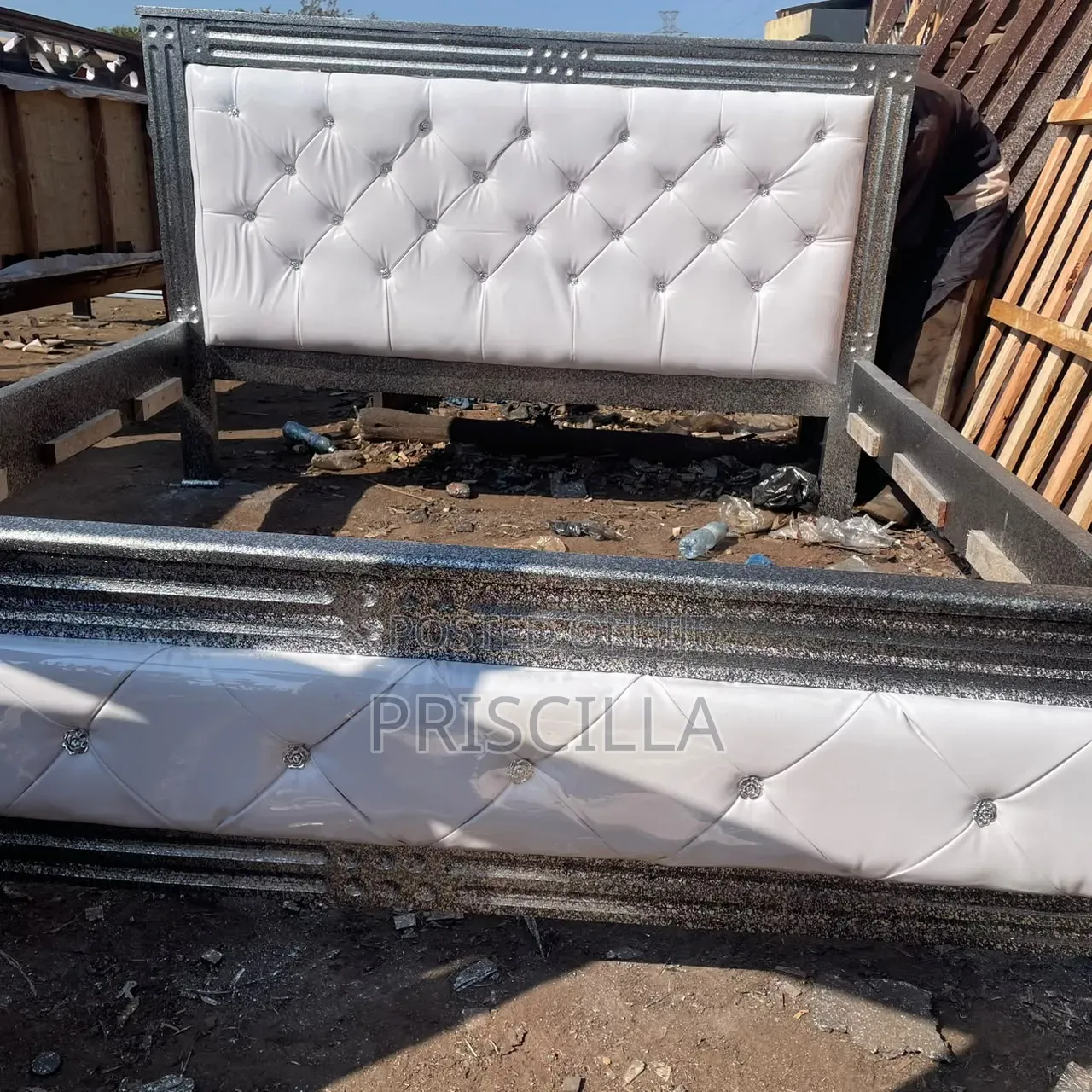 5by6 Silver Bed