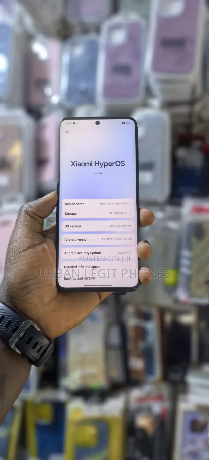 Xiaomi Redmi Note 14 Pro+ 5G 512 GB Black