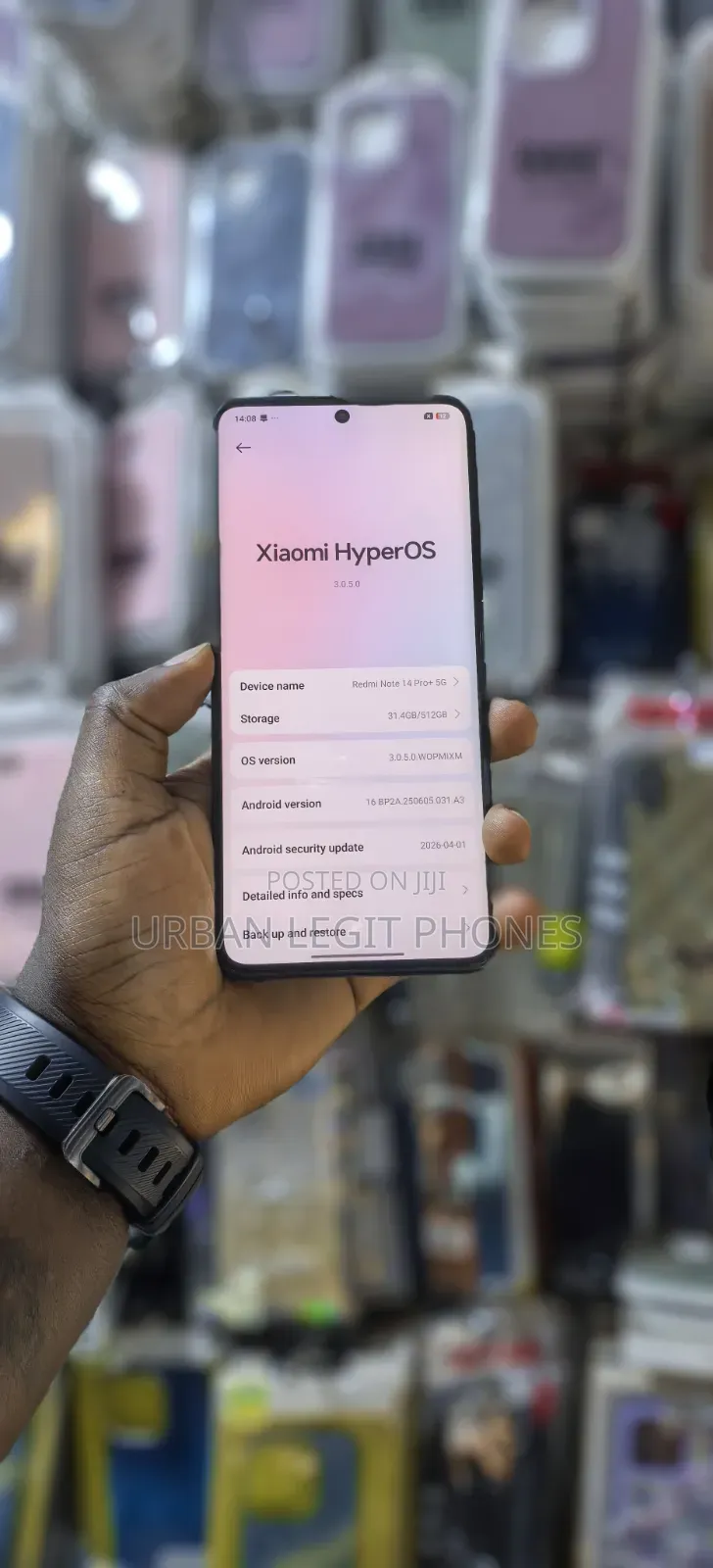 Xiaomi Redmi Note 14 Pro+ 5G 512 GB Black