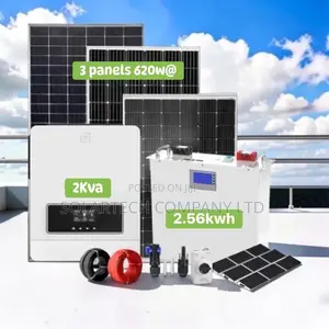Long-Life 2.56kwh Solar System | 24v 100ah Lithium Iron Phosphate