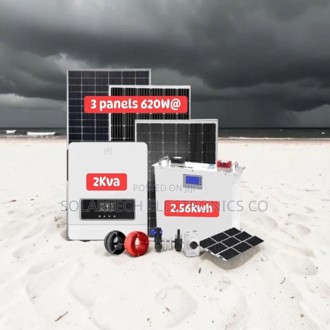 Brand New 24v 100ah Lifepo4 Solar System With Smart Battery Protection