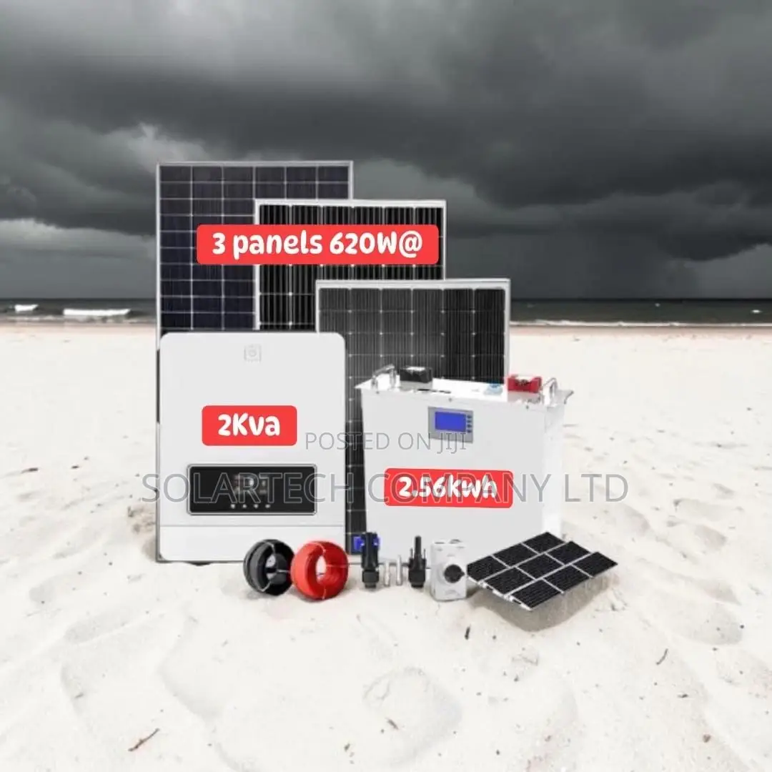 Brand New 24v 100ah Lifepo4 Solar System With Smart Battery Protection