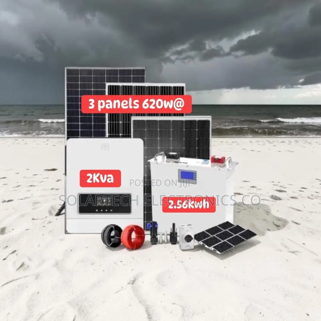 Brand New 24v 100ah Lifepo4 Solar System With Smart Battery Protection