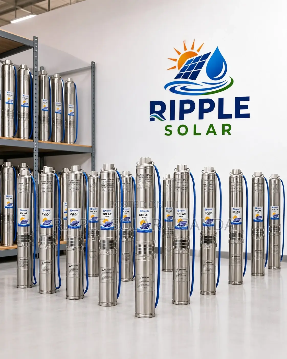 400w Solar Water Pump 40m Head Borehole Pump 4000l/H 24v