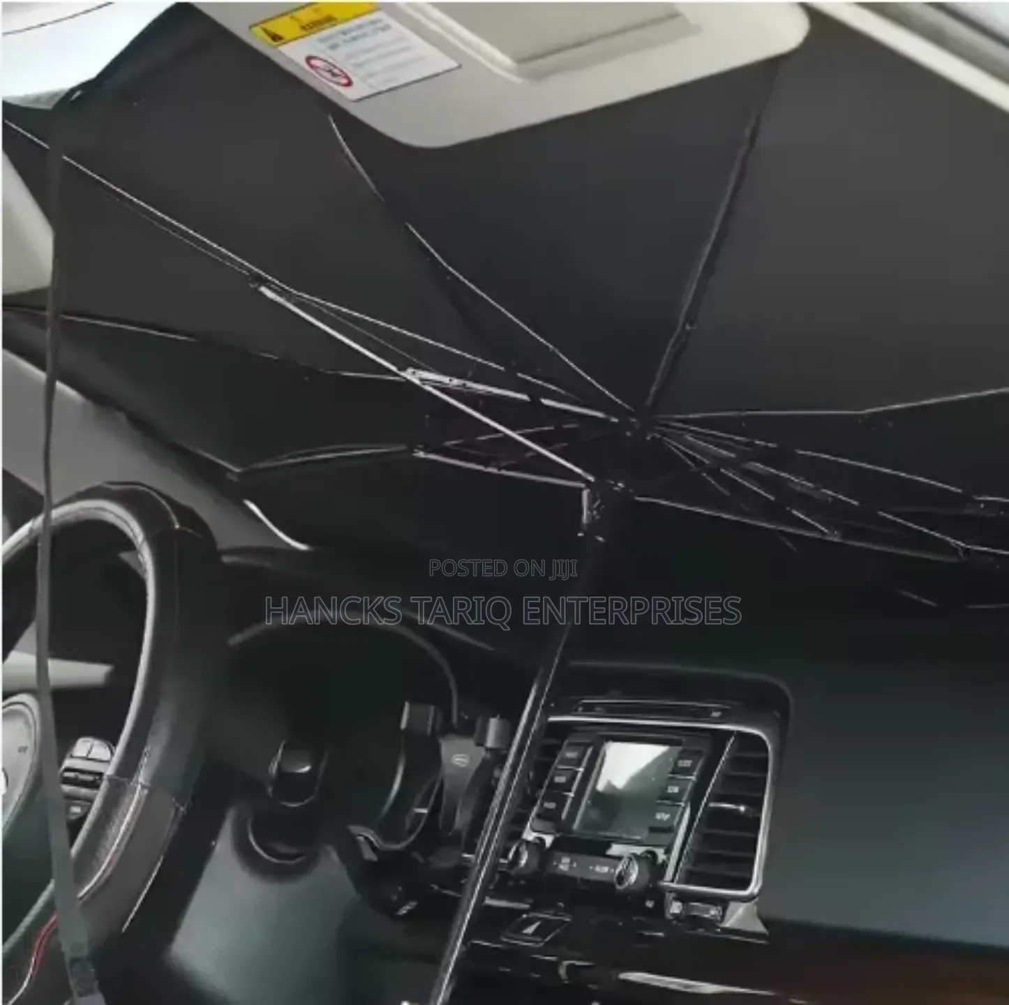 Umbrella-Style Car Windshield Sun Shade