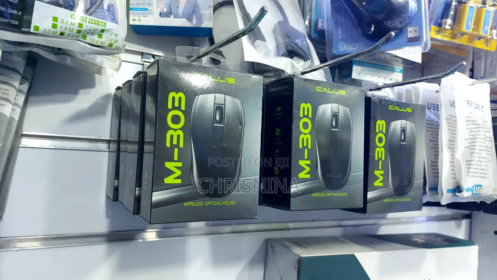 Calus M-303 2.4ghz Wireless Optical Mouse With Usb Receiver