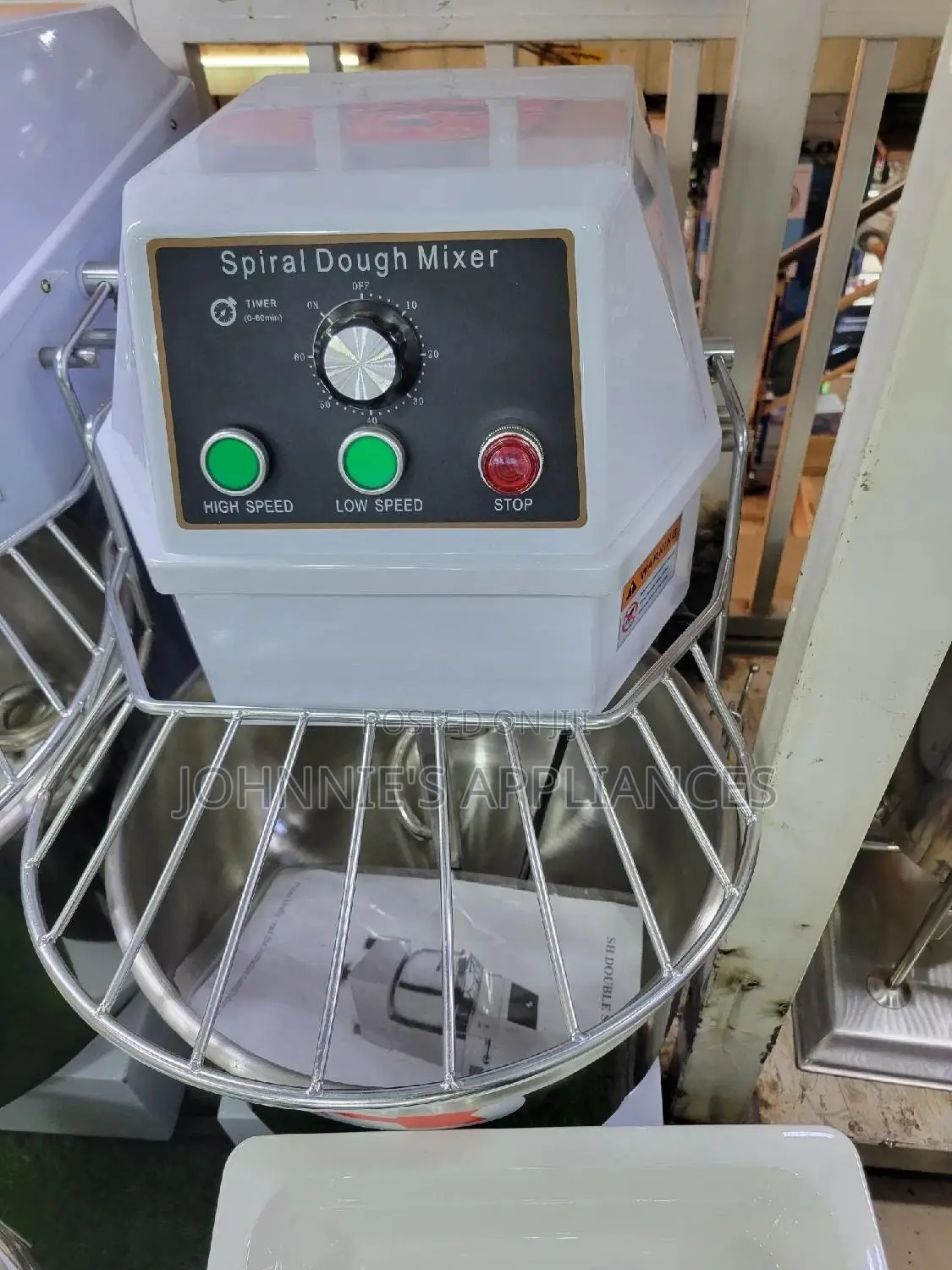 Commercial Spiral Dough Mixer 20l
