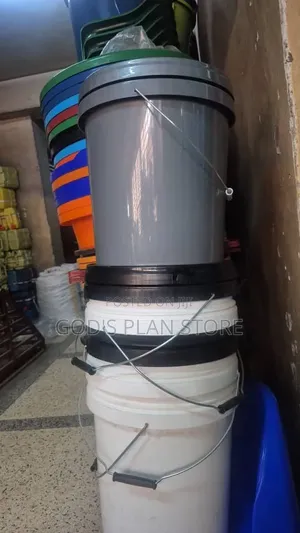 Gray Plastic Paint Buckets 20litres Plastic Paint Bucket Empty