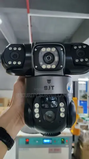 Three Lens 4g Simcard Solar Camera