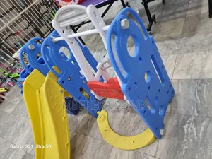 4 in 1 Kid's Slide Swing Set,Toddler Climber Play Ground Equipment
