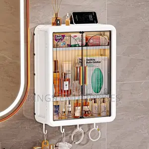 Adhesive Wall Mounted Bathroom Organizer