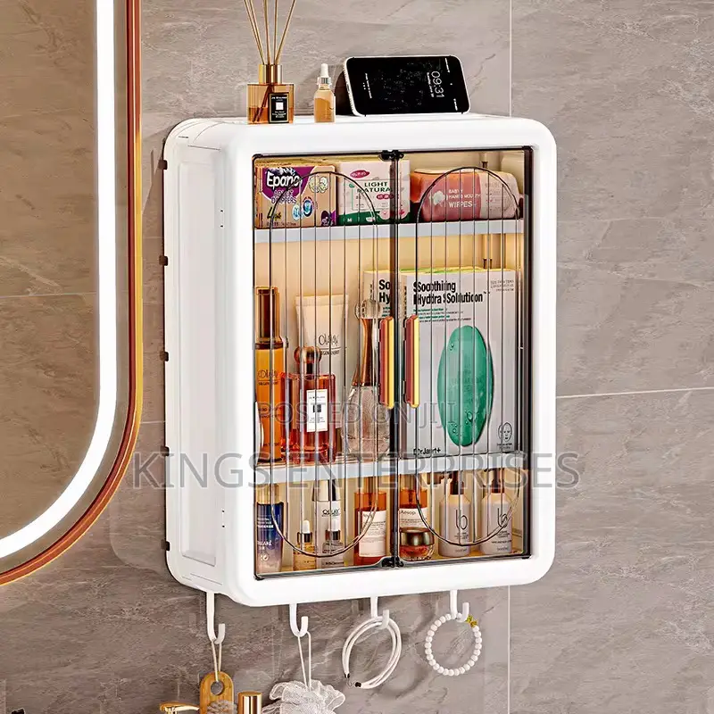 Adhesive Wall Mounted Bathroom Organizer