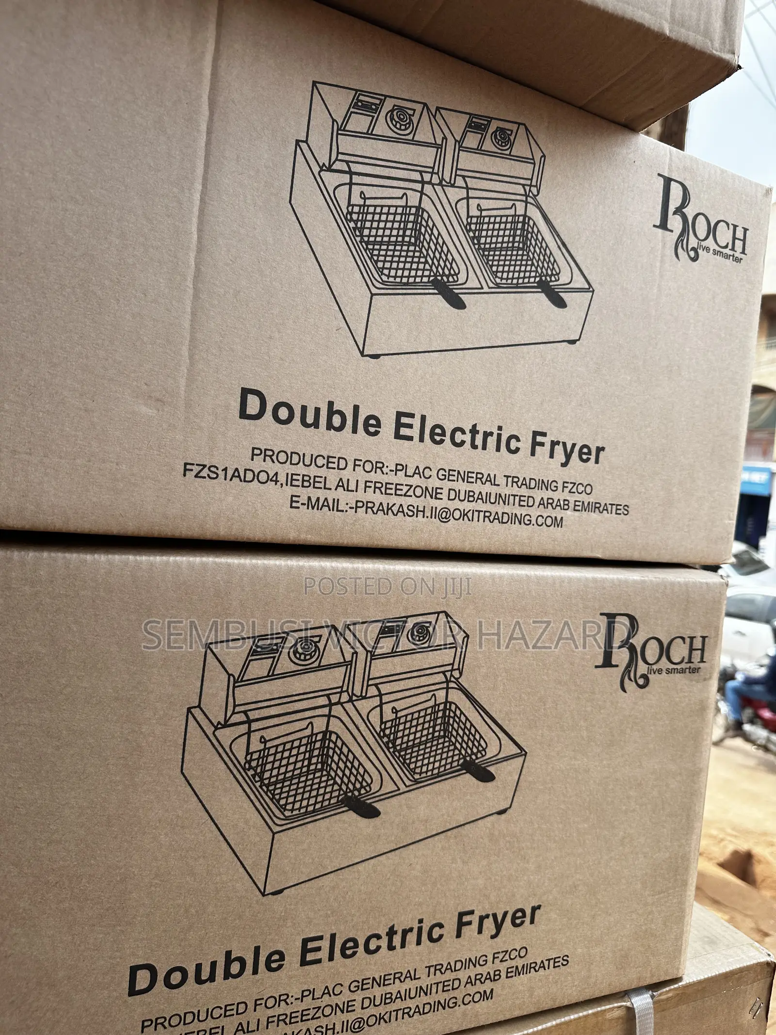 Roch Double Electric Deep Fryer