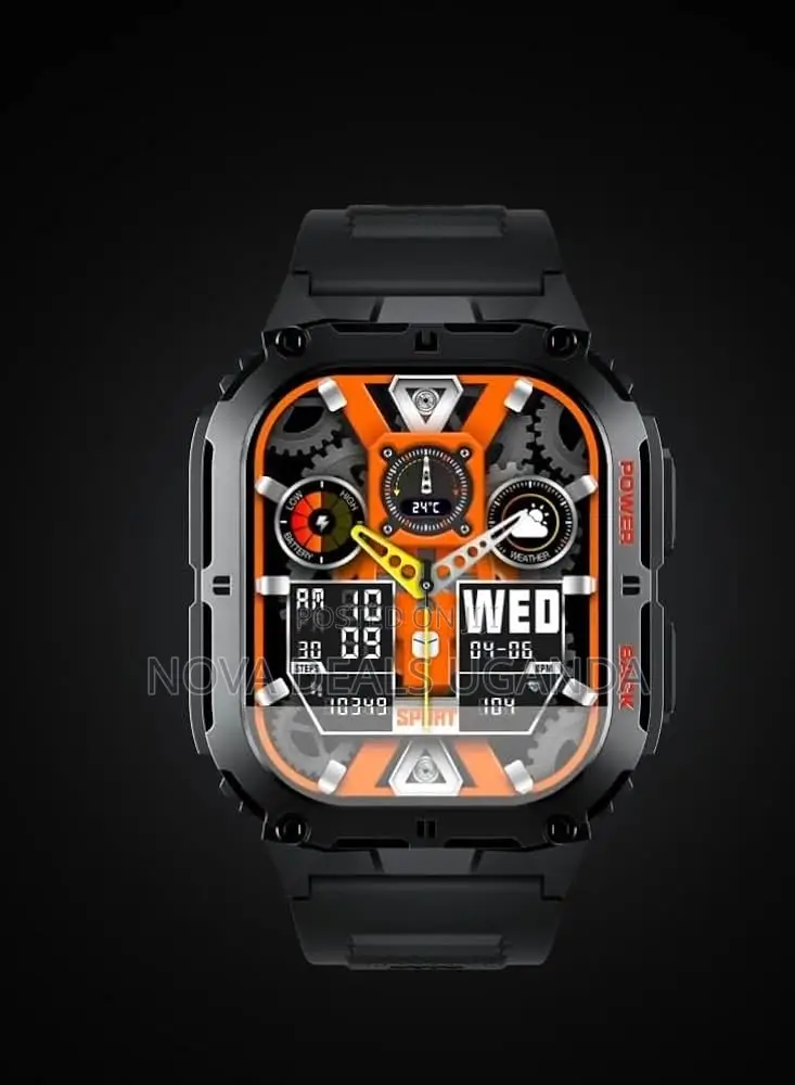 Haino Teko-3 Amoled Display Waterproof Smart Watch With 3 Pair Straps