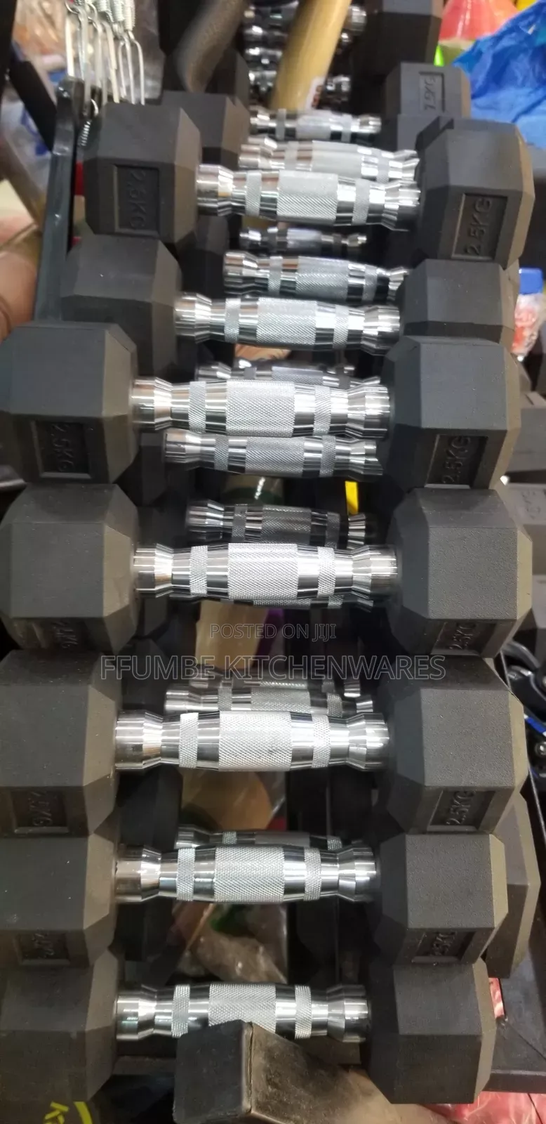 Dumbell Fixed Weight 2.5kg Pair