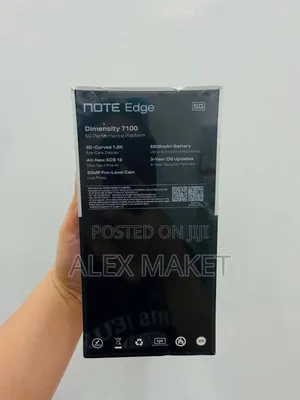 New Infinix Note Edge 256 GB Silver