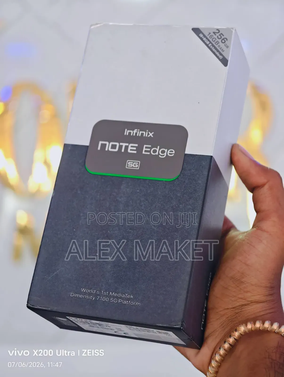 New Infinix Note Edge 256 GB Black