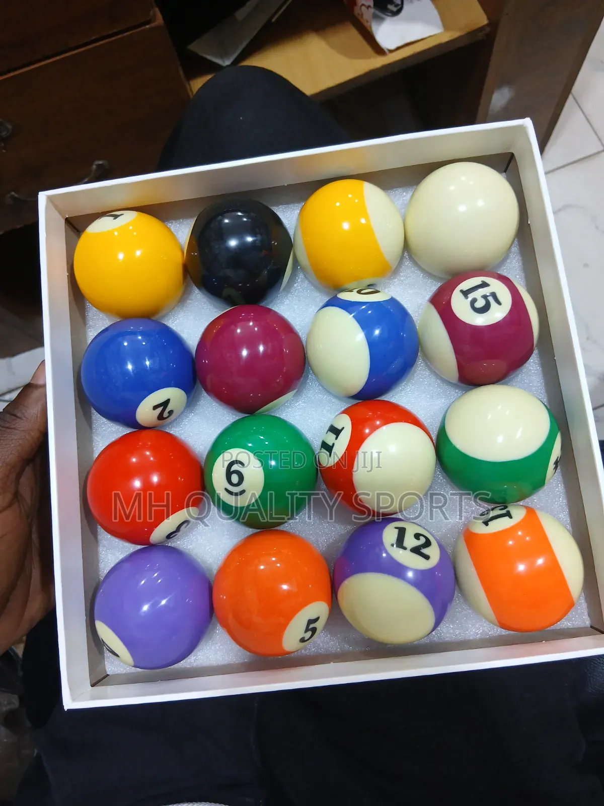 Numbered Pool Balls